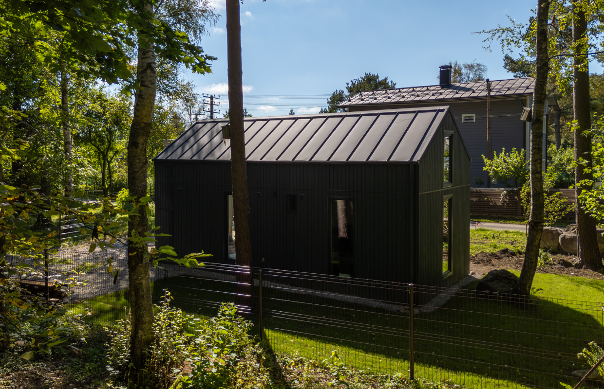 Minihauss vaikemaja külgvaade