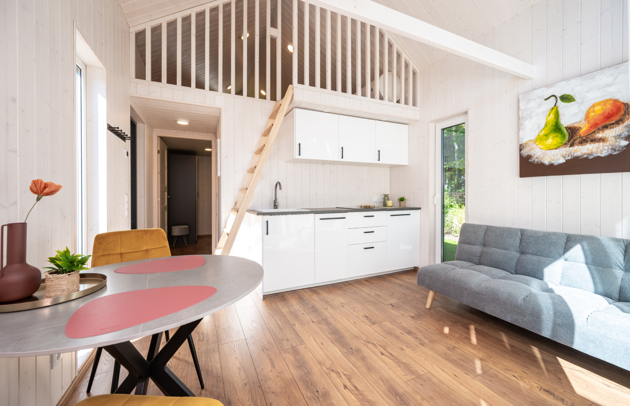 Kahekorruseline väikemaja - teine korrus